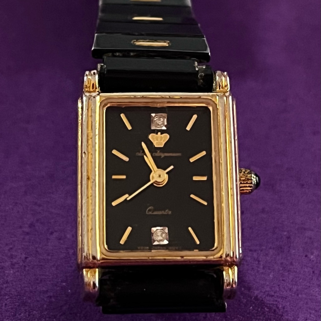 Jules Jurgenson Ladies Tank Watch Kreisler Band